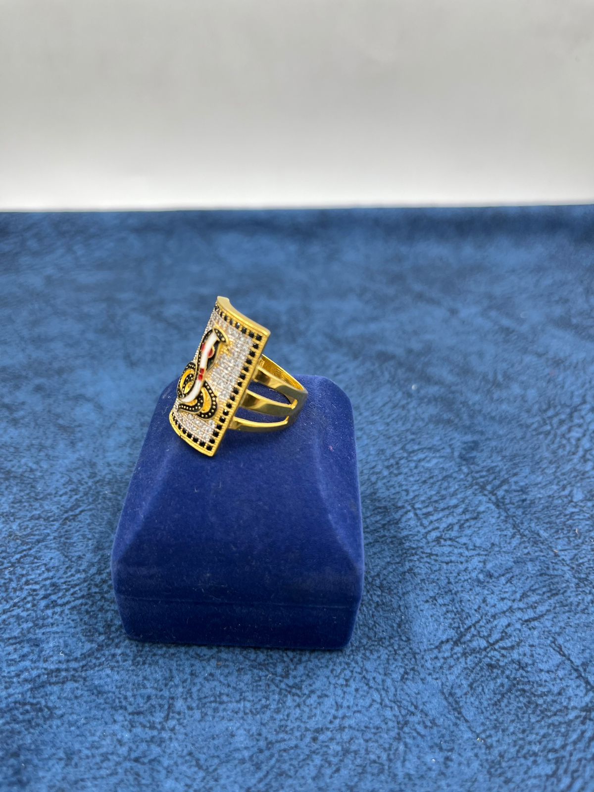 22k Yellow Gold Ring for Men, Indian Handmade Gold Ring - Etsy Denmark